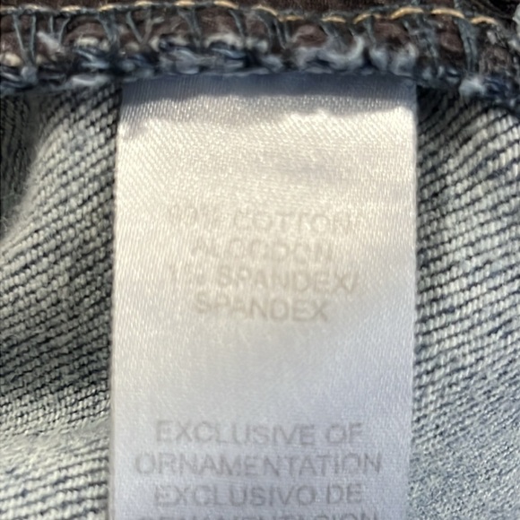 Democracy Jeans 8 Girlfriend Floral Embroidery Bird Distressed Ankle Relaxed Mid - Picture 13 of 13